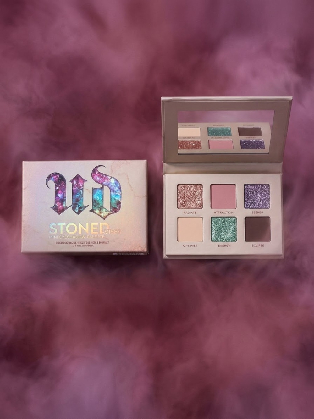 Urban Decay Stoned Vibes Eyeshadow Palette - Pink, Green & Purple Tones